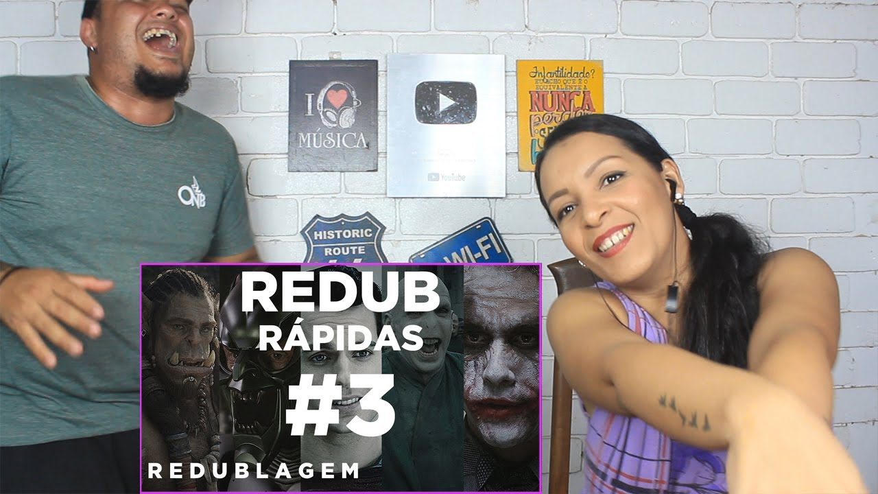 REAGINDO Redub Rápidas #3 (Paródia Redublagem ) @O outro canal do Pabollo