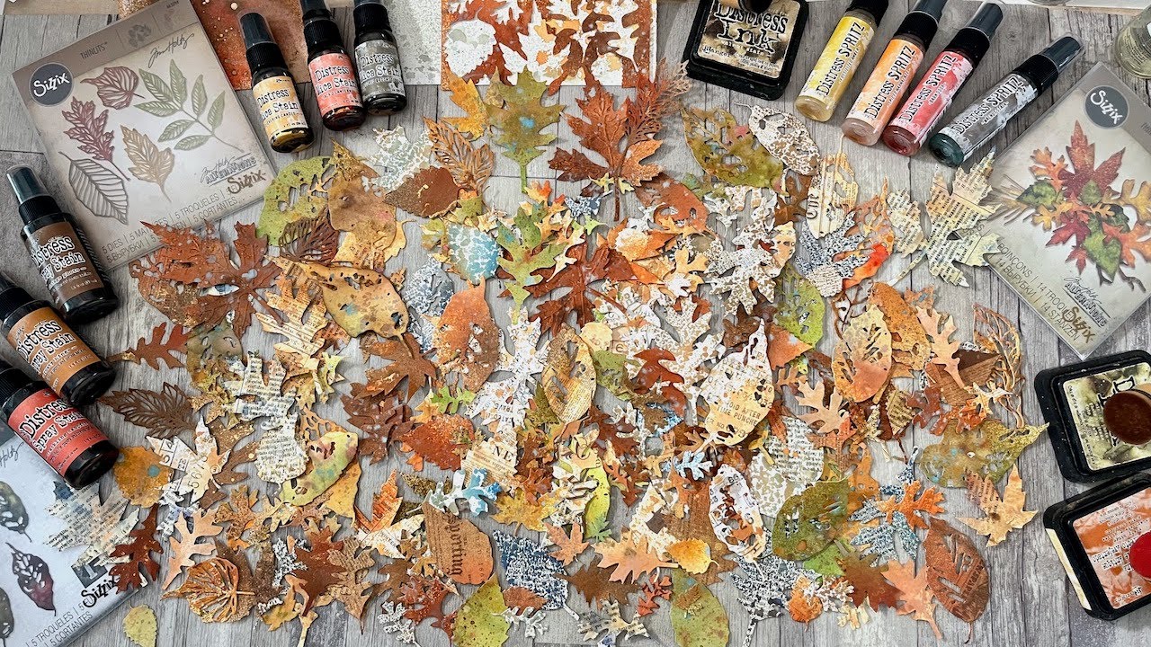 A few (more) minutes of fun - with autumn leaves