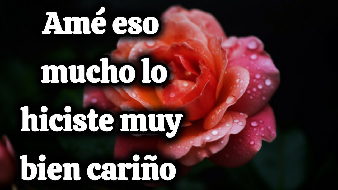 Amé eso mucho lo hiciste muy bien cariño 