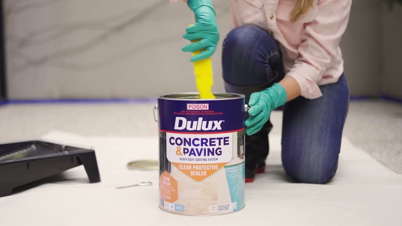 How To Apply Clear Protective Sealer | Dulux Concrete & Paving