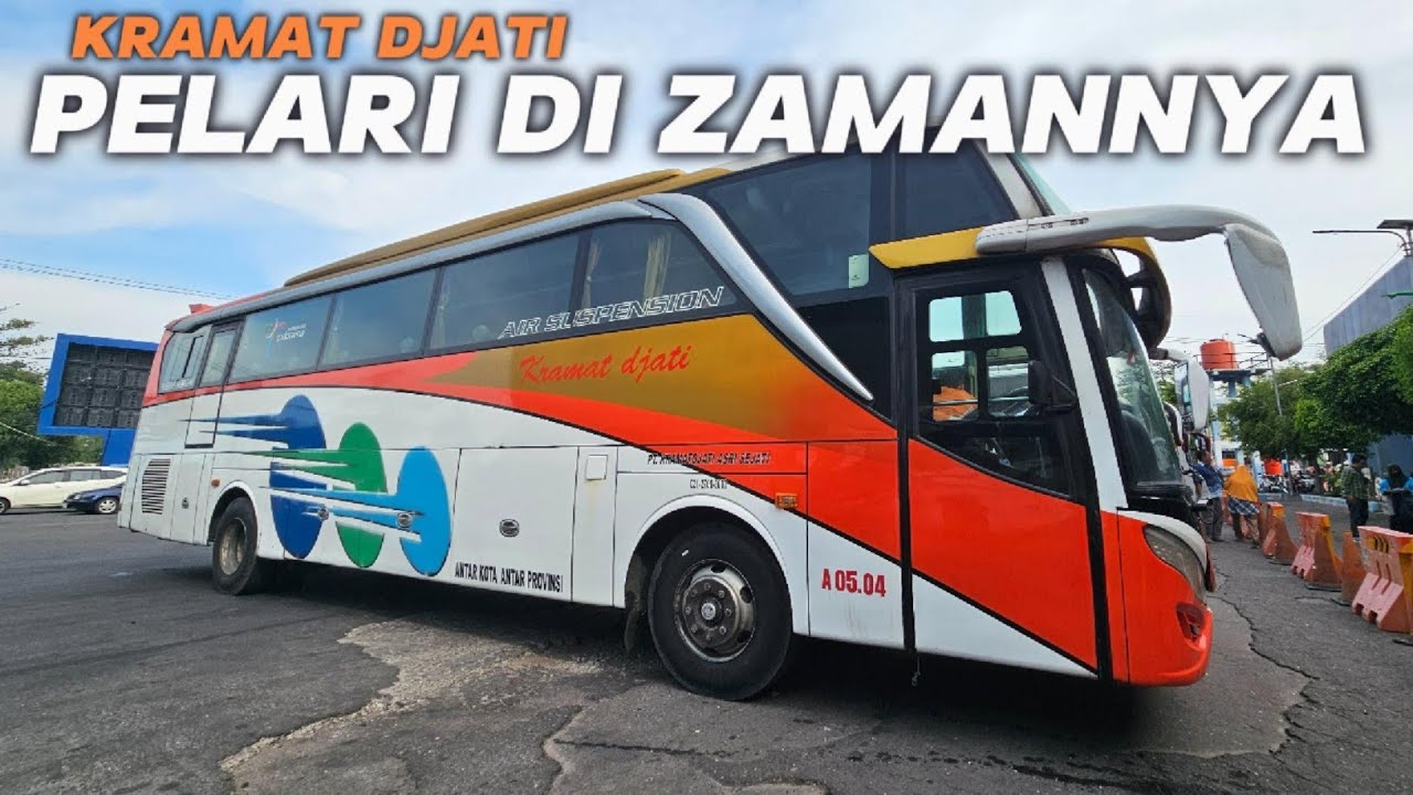 (ASMR Video) TETAP EKSIS SEJAK TAHUN 1968 !! Mencoba bus legend Kramat Djati Maospati - Jakarta