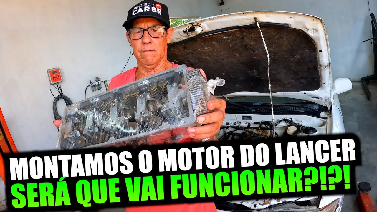 MONTAMOS O MOTOR DO LANCER! SERÁ QUE VAI FUNCIONAR?!?!
