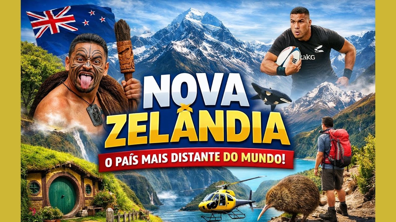 NOVA ZELANDIA | Como é viver na Nova Zelândia? | Paisagens, Cultura e Curiosidades