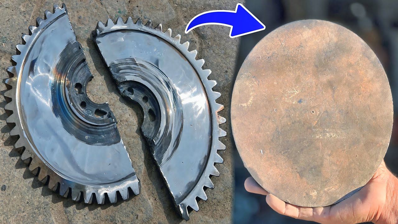 The Ultimate Fix: Repairing a High-Performance Bulldozer Gear! Remaking Gear by Iron Plate