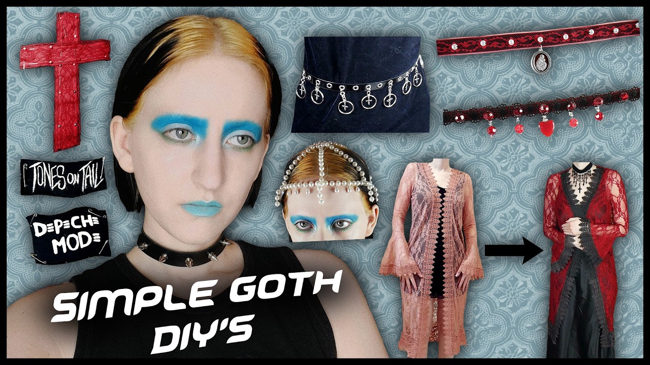 Simple and Affordable Goth DIY's | Unintentional ASMR