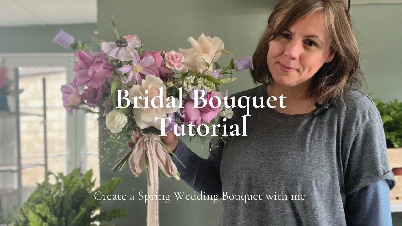 DIY Wedding Flower Tutorial | Spring Bridal Bouquet