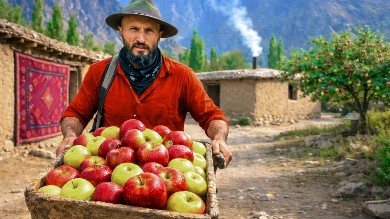 A Year in Hunza: Seasonal Rhythms of Mountain Farming and Harvest | Apple Harvest & Winter Survival