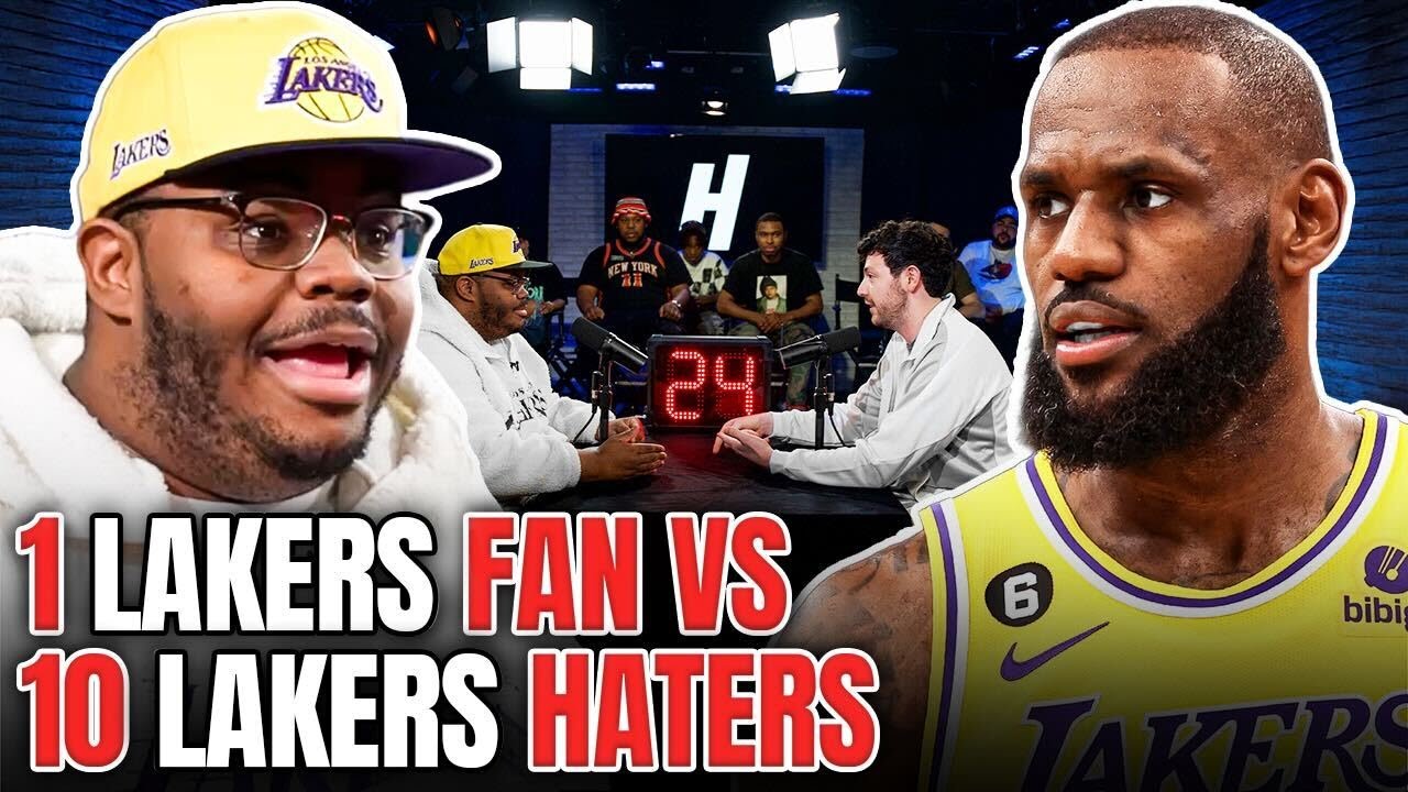 1 Lakers Fan vs 10 Lakers Haters!