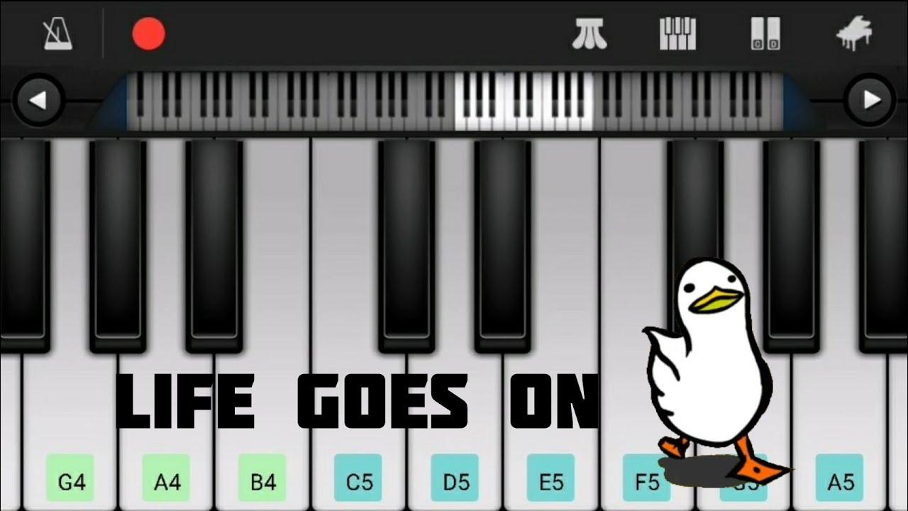Oliver Tree - Life Goes On | Perfect Piano | Instagram Trending Song | Basic Piano