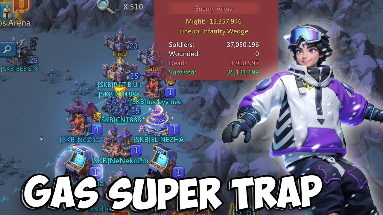 Boss CNT NgeGass Super Trap - Lords Mobile