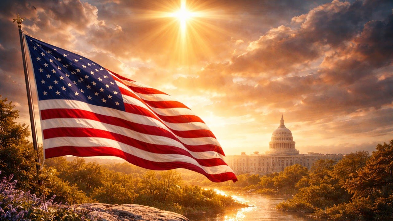 One Nation Under God (Lyric Video) #america250 #americanhistory #christisking