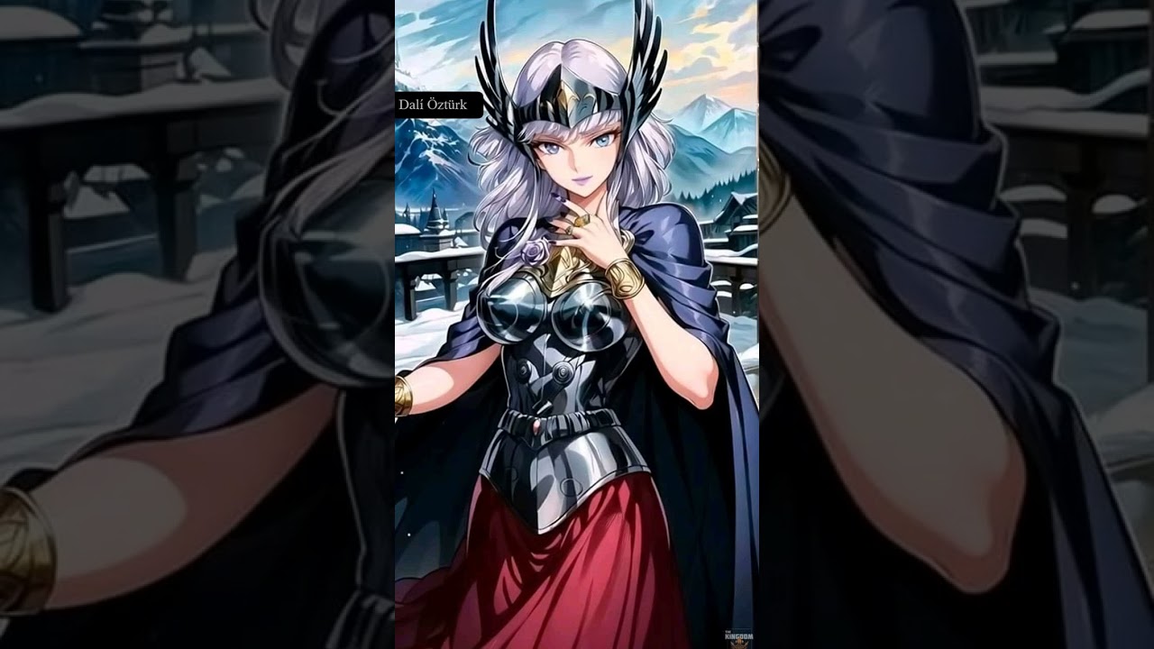Hilda de Polaris I.A.  Saint Seiya Asgard  #shorts
