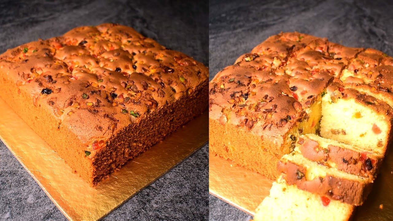 Fruit Cake - Soft Spongy & Delicious