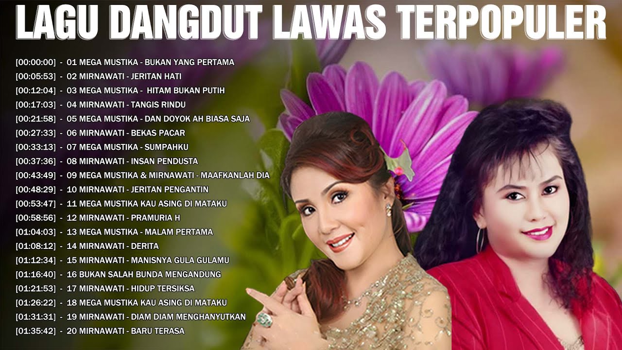 Lagu Dangdut Lawas Indonesia Terpopuler 90an 🌱 Tembang Kenangan 🌱 Mega Mustika, Mirnawati