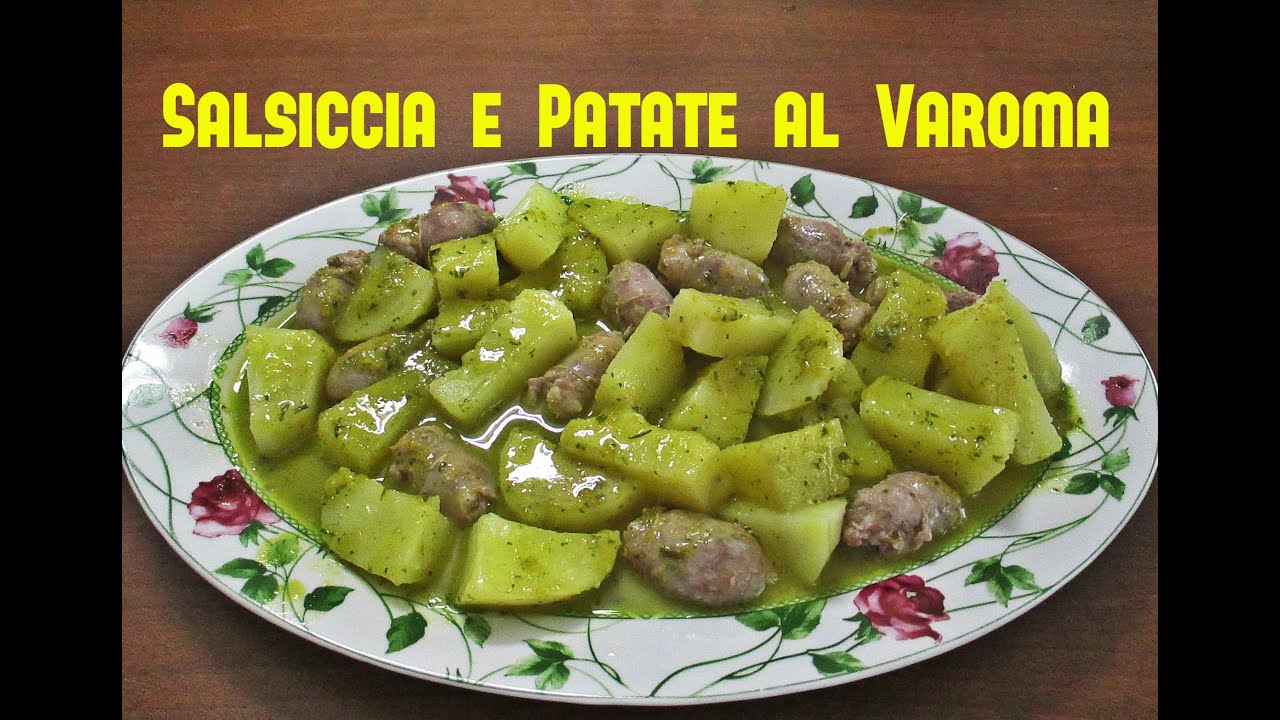 Salsiccia e Patate al Varoma Bimby TM5