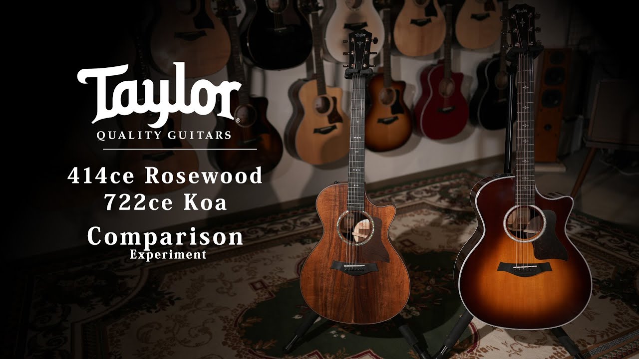 Taylor 414ce & 722ce Comparison / MION experiment