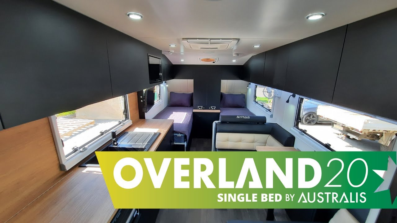 Overland 20ft (Single Bed) Couples Caravan Internal Overview