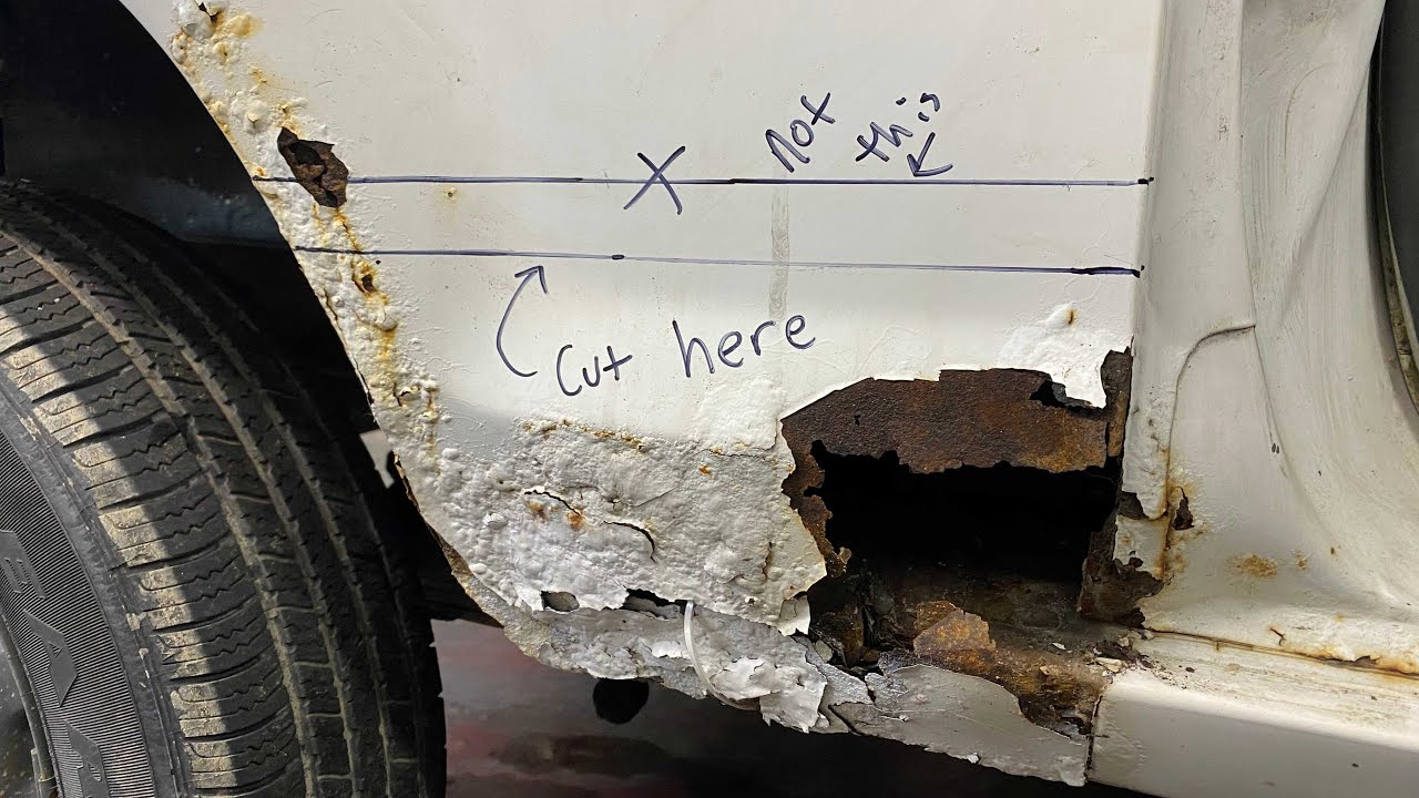 Much Needed Rust Repair on my 1988 Ford Bronco II.