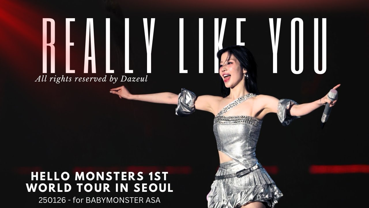 250126  HELLO MONSTERS IN SEOUL - ASA 4K 직캠 [ REALLY LIKE YOU ]
