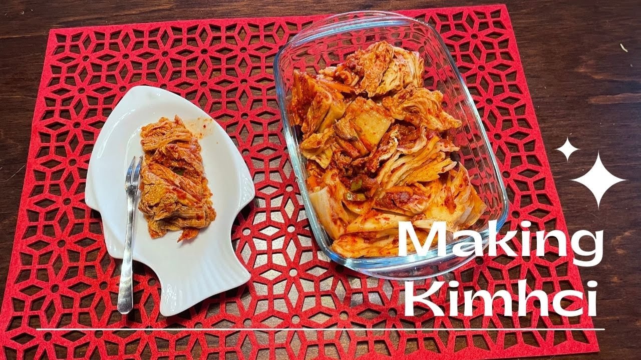 My sons version of Kimchi