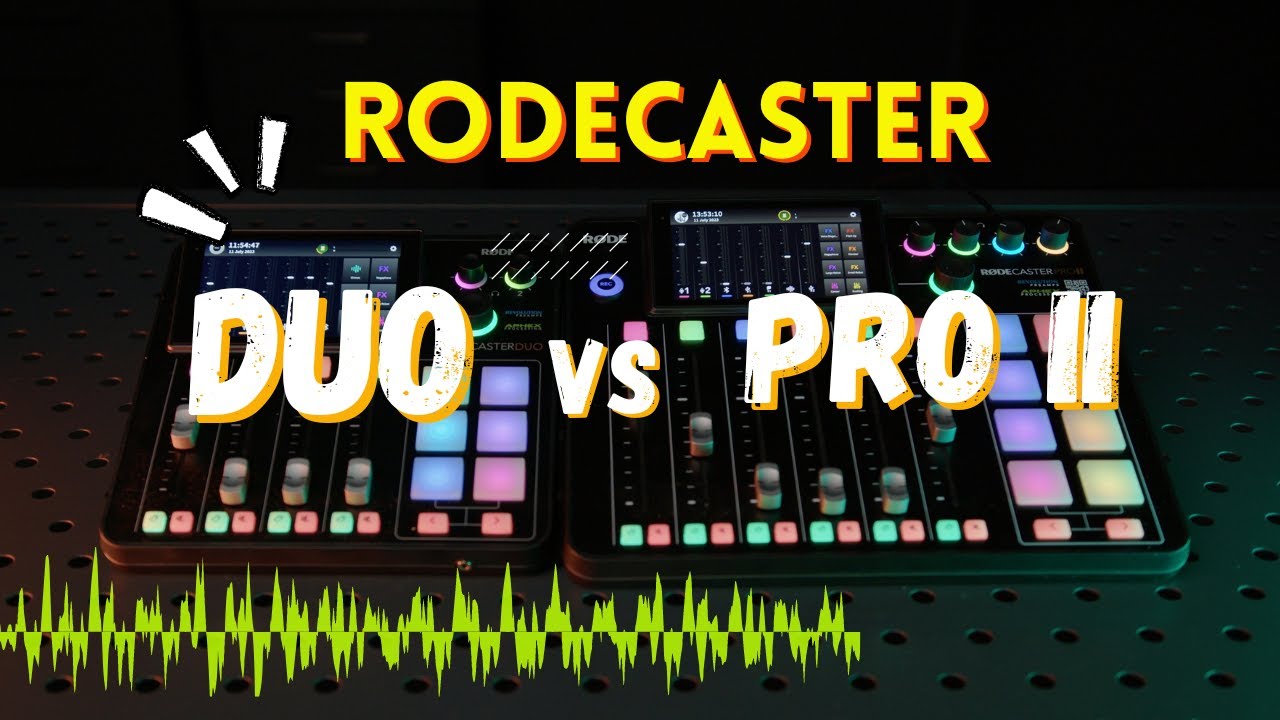 RODECaster DUO VS  RODECaster Pro 2 - Por&oacute;wnanie
