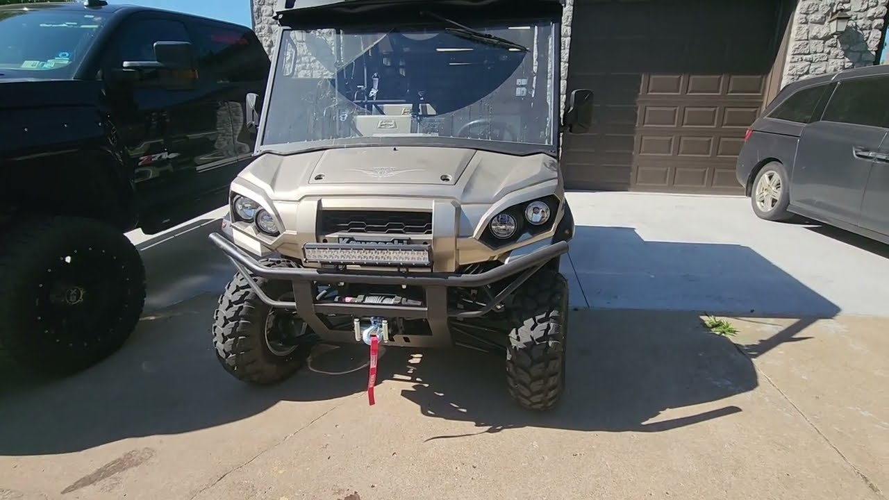 2024 Kawasaki Mule PRO FXT Ranch edition after market additions