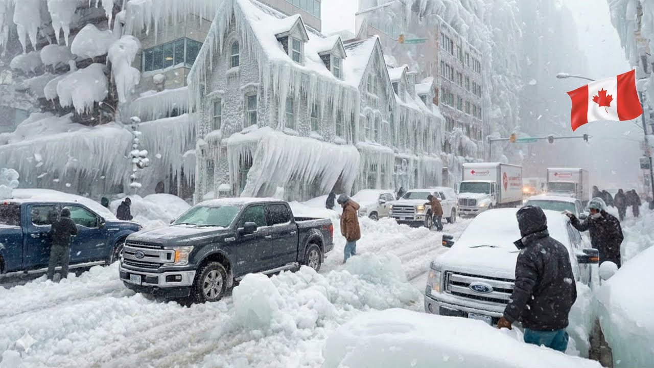 Canada Christmas Chaos: Calgary Buried in Blowing Snow, Highways Vanish, Drivers Trapped