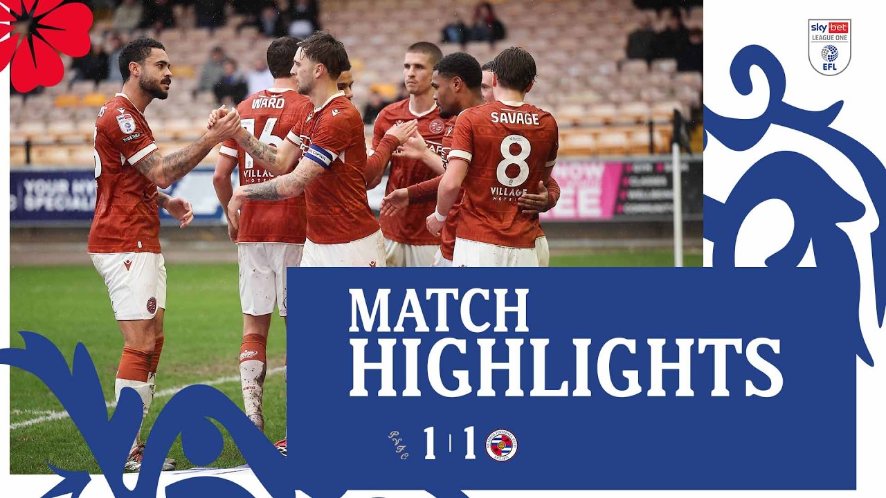 HIGHLIGHTS | Port Vale 1-1 Reading
