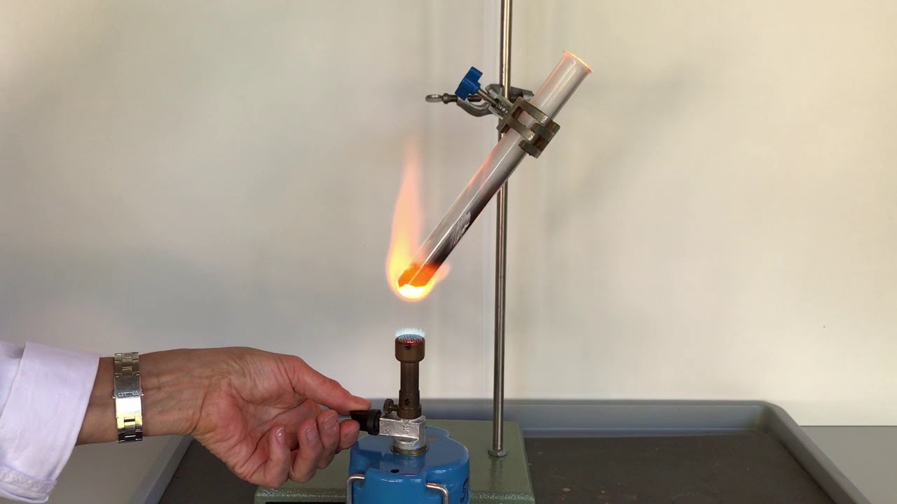 Reduktion von Kupferoxid mit Eisen