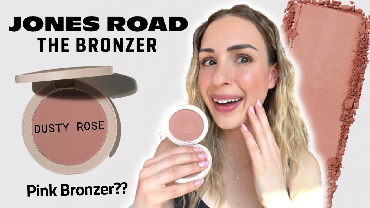 JONES ROAD БРОНЗАТОР - ПЫЛЬНАЯ РОЗА | РАБОТАЕТ ЛИ? ОБЗОР, ДЕМО, СВОТЧИ