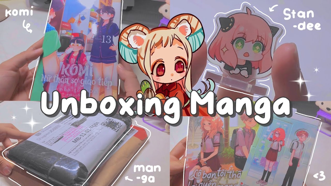 🎀UNBOXING MANGA || Komi, Standee, Cô Bạn Tôi Thầm Thích Lại Quên Mang Kính Rồi,…🌝💞 || Tandoo 🧀