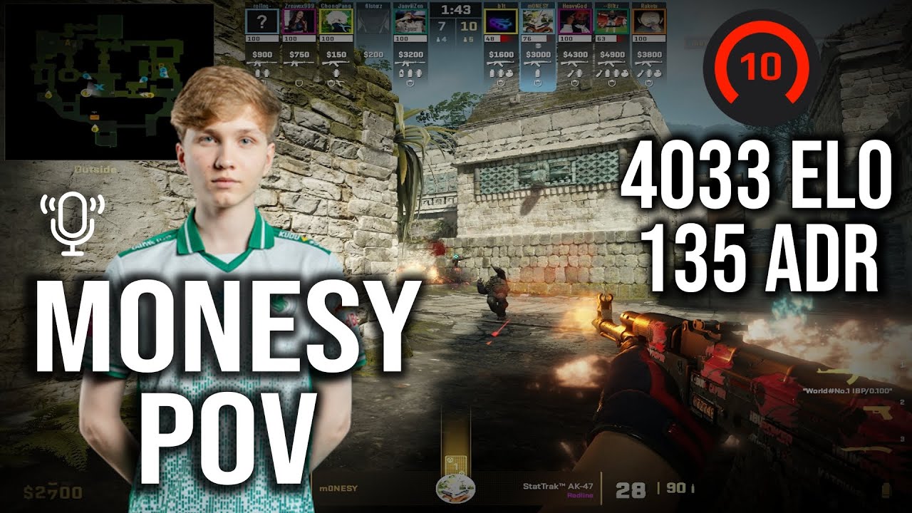 m0NESY POV — 4033 ELO Faceit on Ancient | CS2 Pro POV