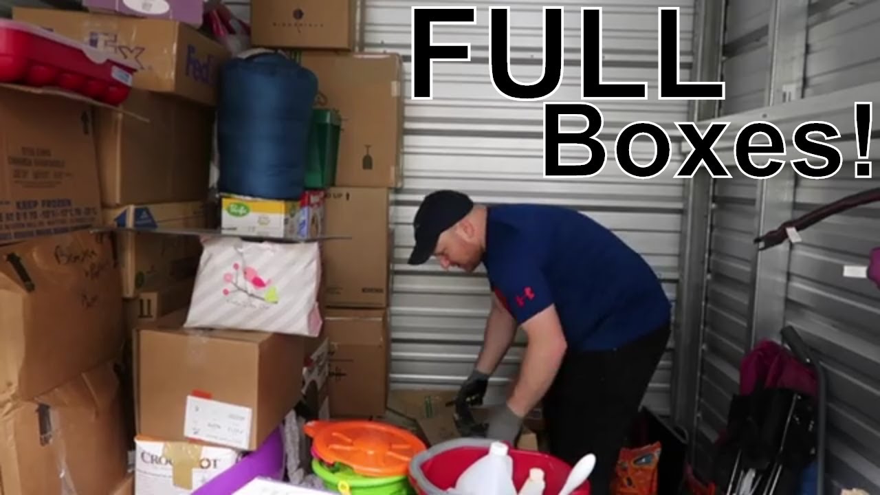 I Bought A Unclaimed Abandoned Storage Locker.. FULL OF BOXES!