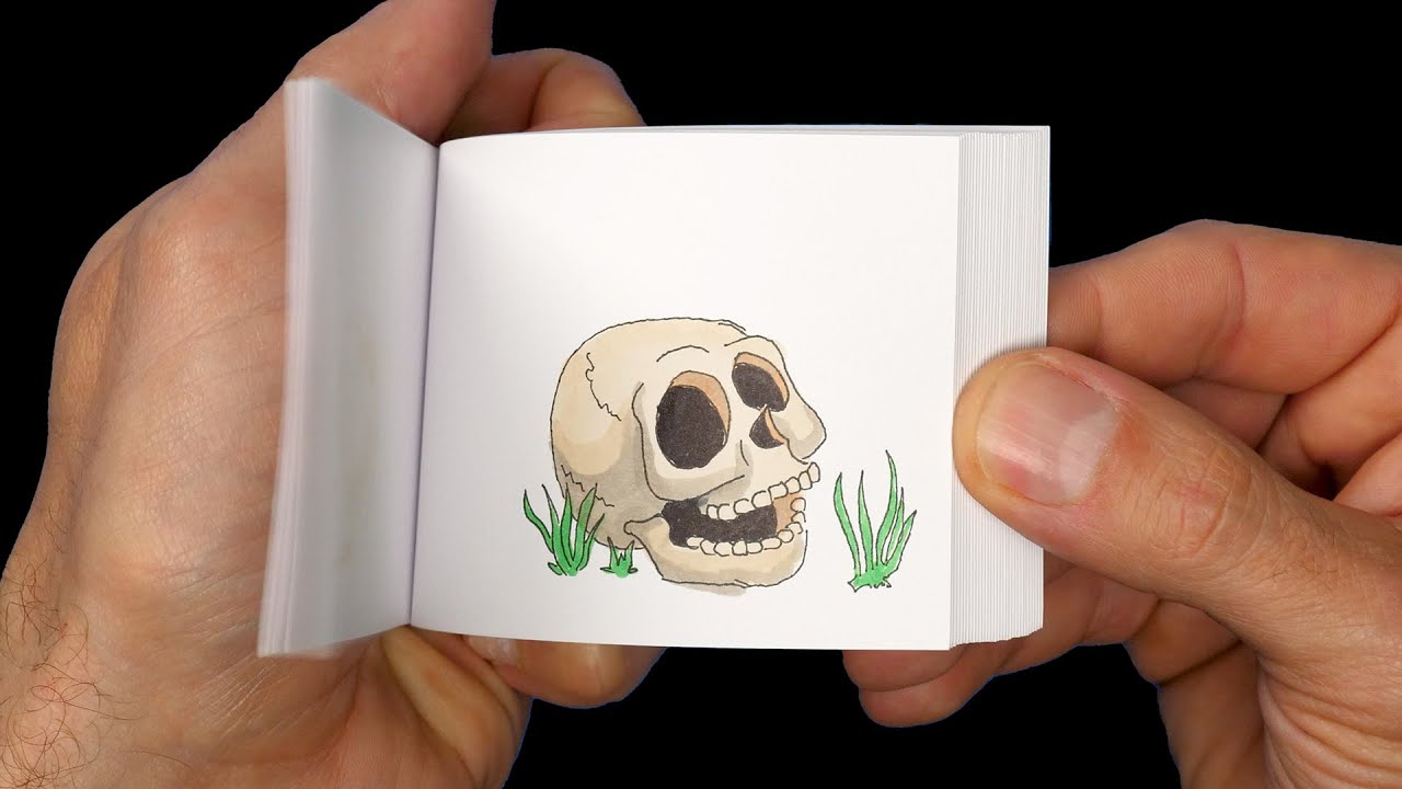 I made a Skull Flipbook 💀