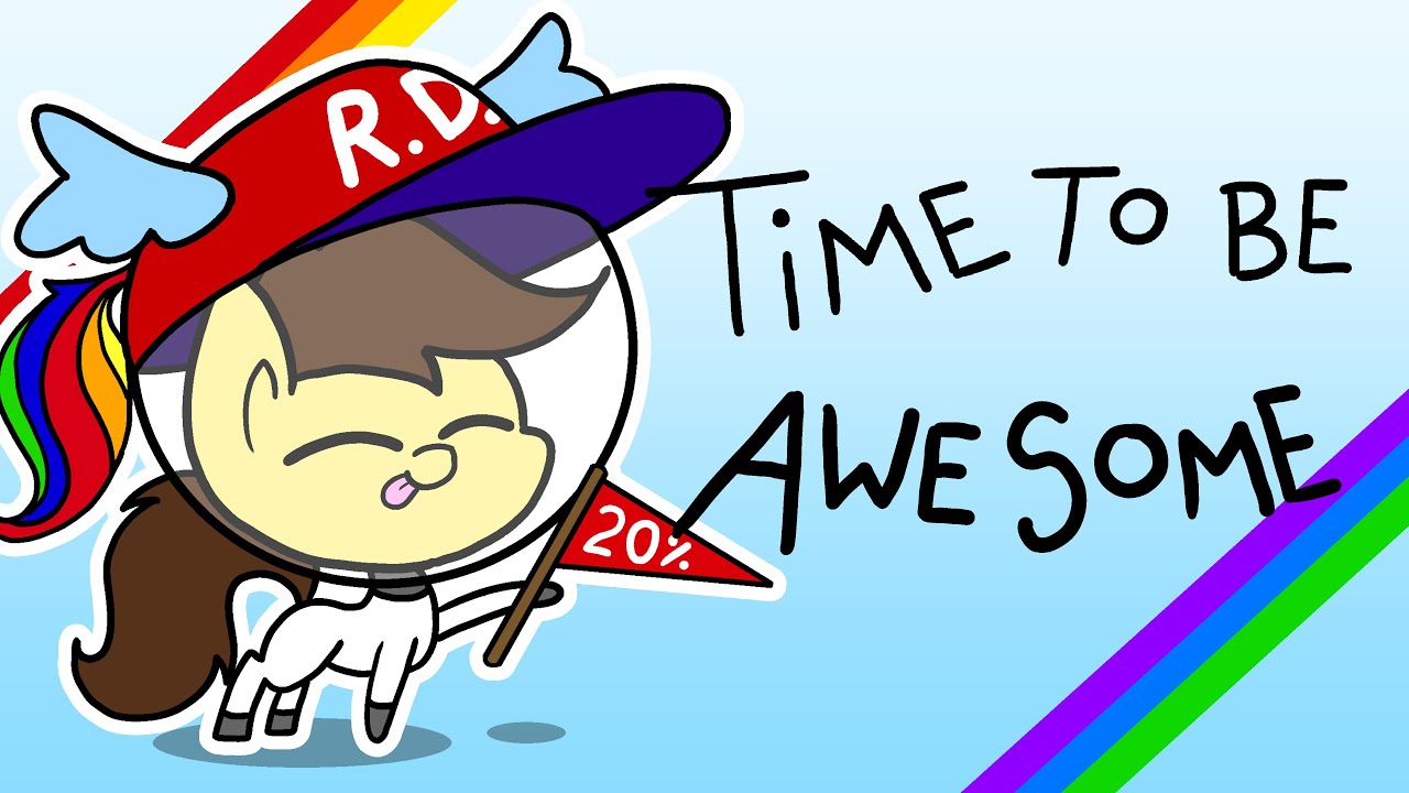 TIME TO BE AWESOME | MLP Song Cover Lyric Video PMV