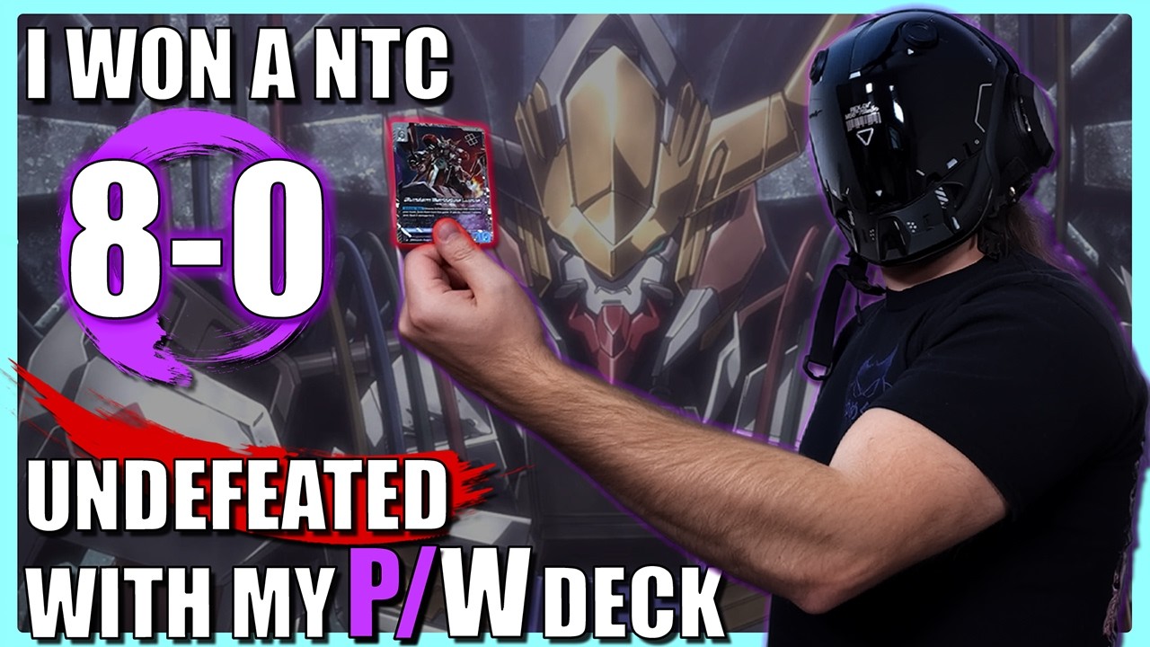 My First Gundam TCG NTC Win with an Unusual Purple/White Build