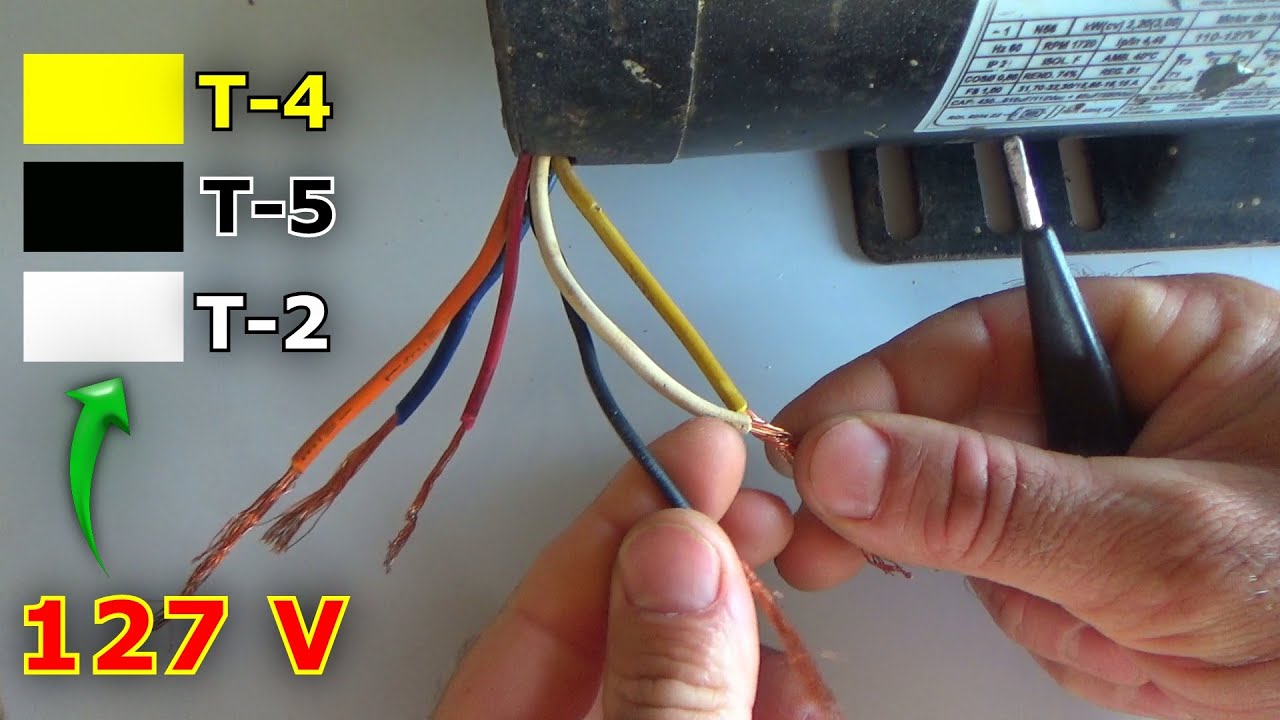 Motor hercules monofasico 3 cv  ligação em 127 voltz e invertendo sentido de rotação