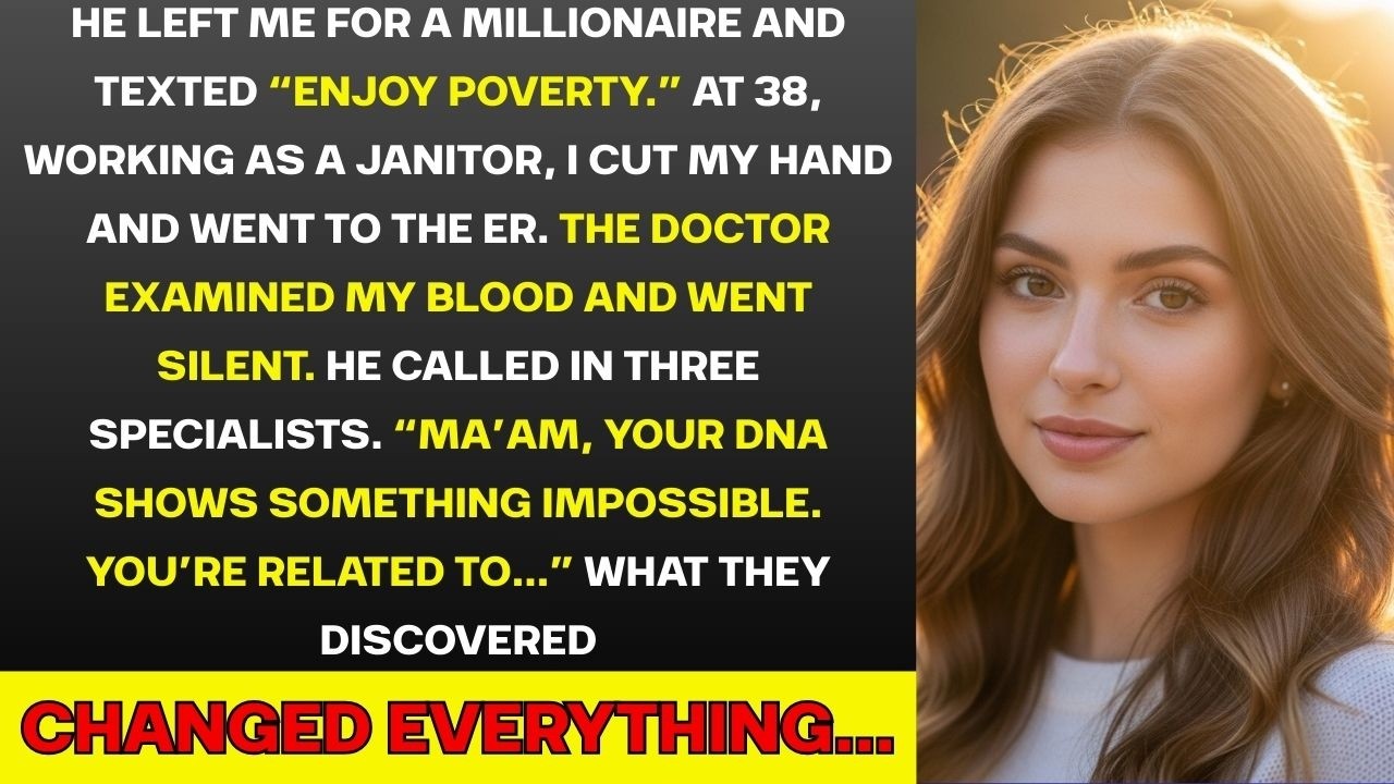 He Left Me for a Millionaire and Texted “Enjoy Poverty.” Then Doctors Discovered Who I Really Am