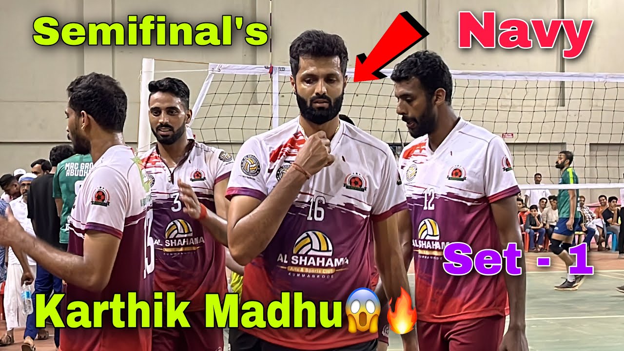 Semifinal’s | Karthik 😱 Indian Navy Vs Karnataka 💥 Set - 1 | Nadapuram