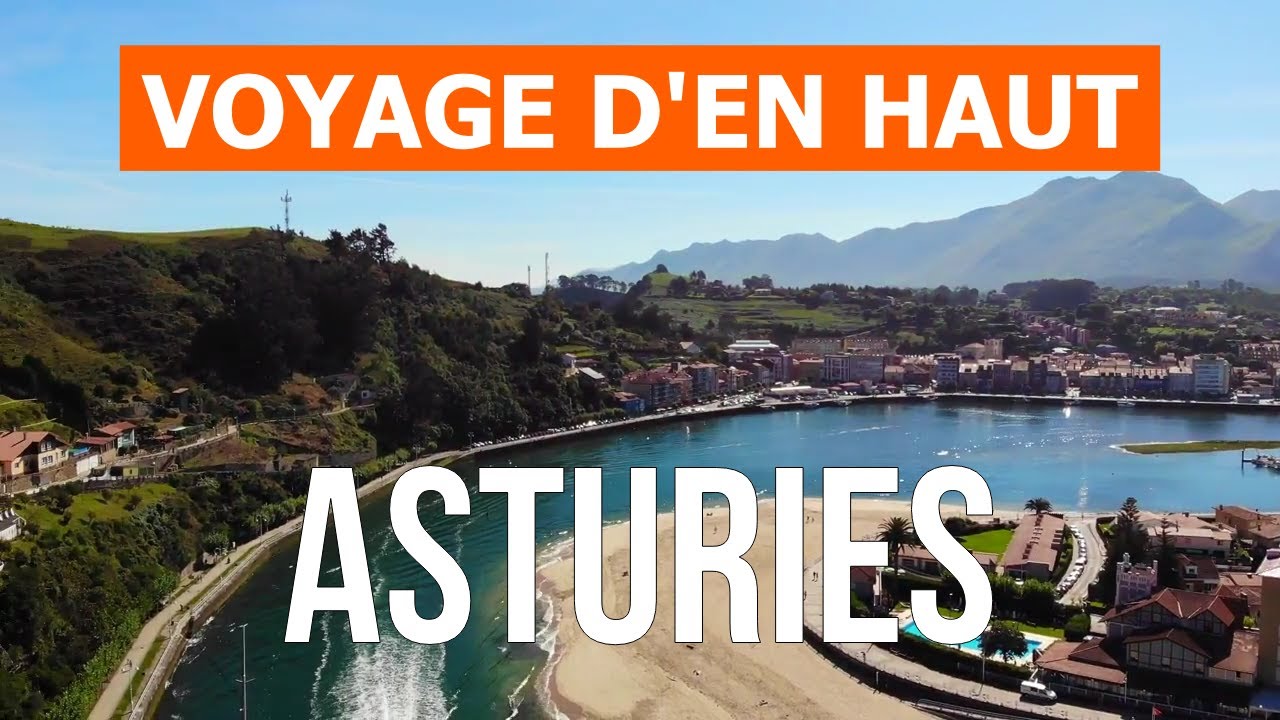 Asturies d'en haut | Gij&oacute;n, Oviedo, Ribadesella | Vid&eacute;o 4k depuis un drone | Espagne vues du ciel