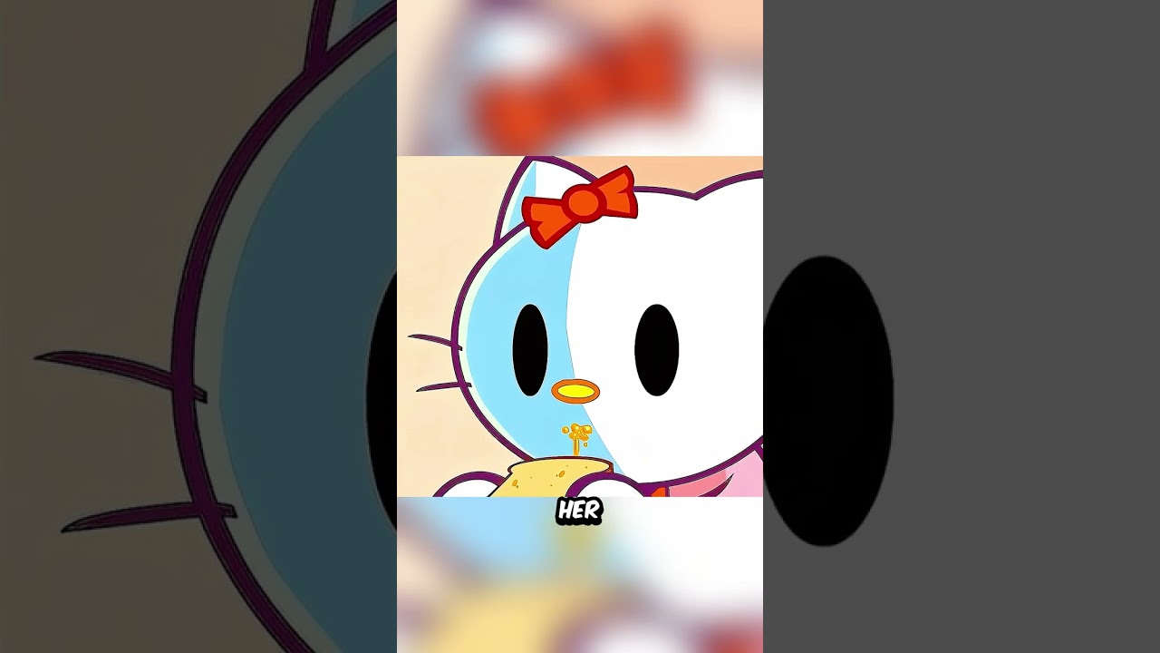 У Hello Kitty нет рта&hellip; И правда мрачнее, чем вы думаете 🎀😶 #roblox #animation #shorts