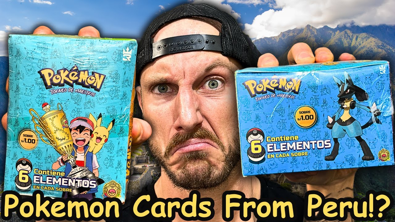 Opening Two Booster Boxes of Peruvian Pokemon Cards!