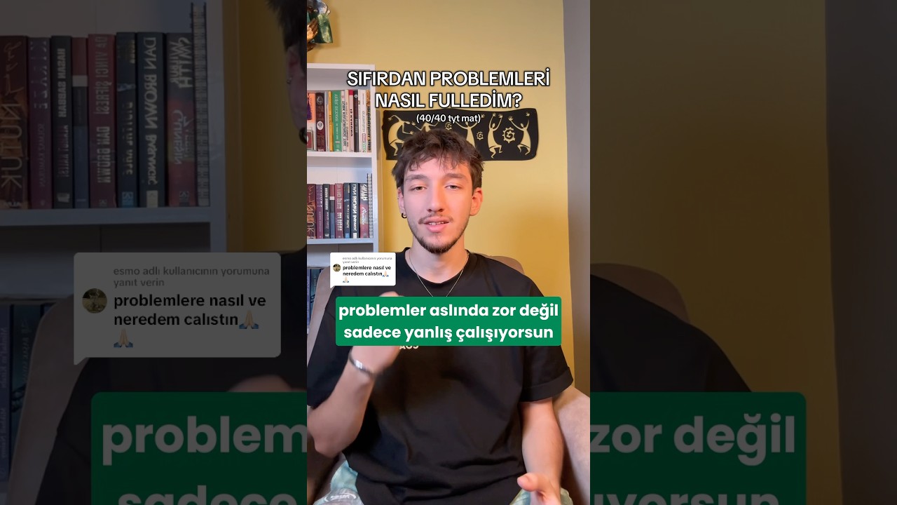 SIFIRDAN PROBLEMLER FULLEMEK #yks #problemler