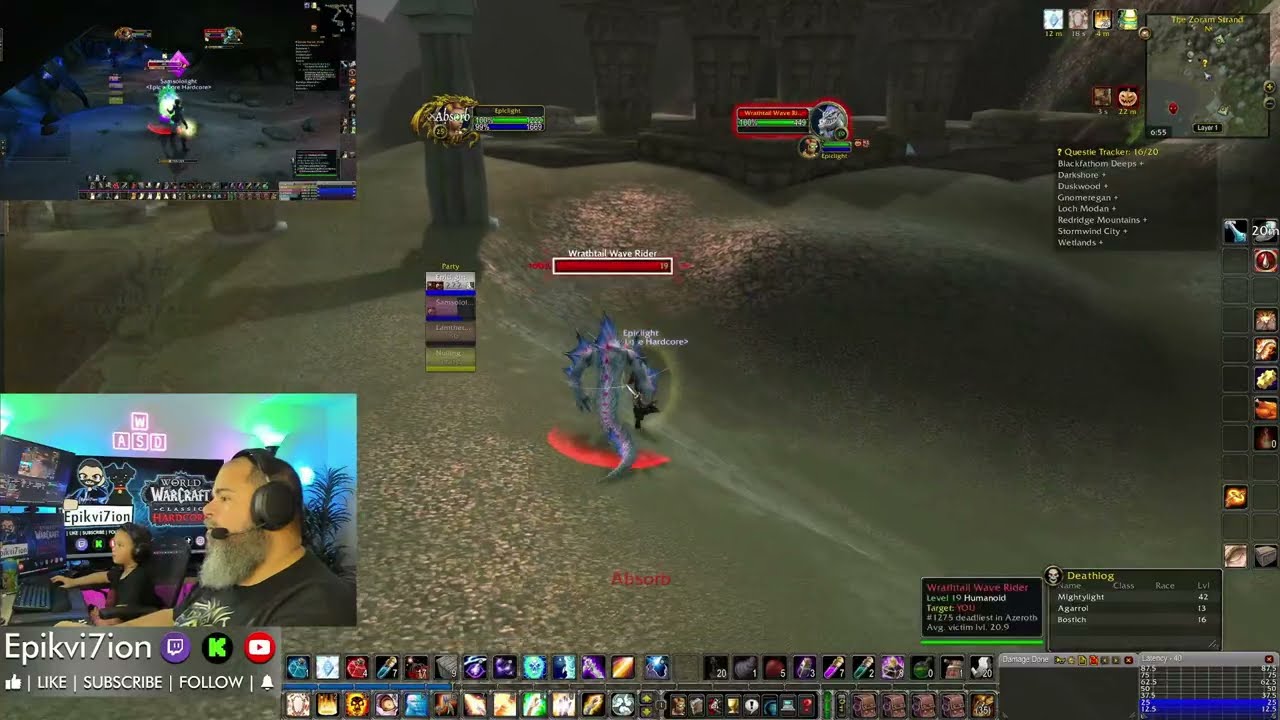 🤩Pt.8d 🌊BLACKFATHOMS DEEP ⚒️VERIGAN'S FIST QUEST✅ 🧔‍♂️FATHER💞👦SON ☠️HARDCORE ⚒️PALADIN ⛪PRIEST 🌎WoW