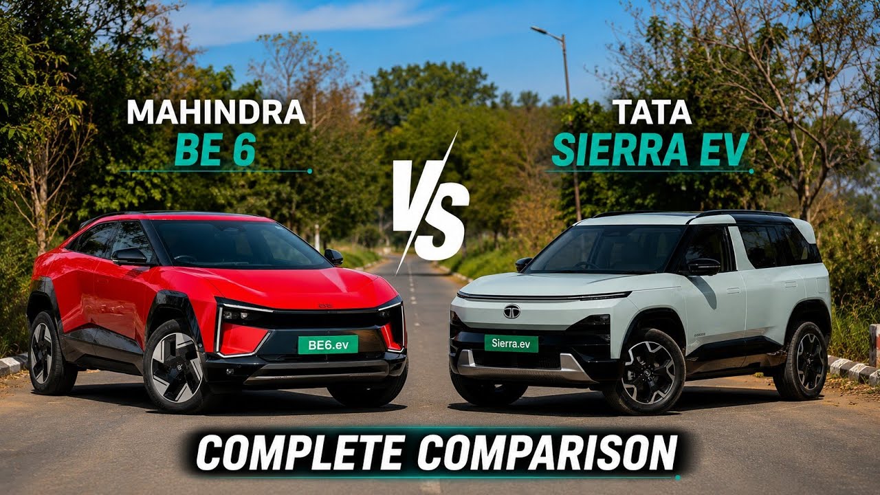 Tata Sierra EV vs Mahindra BE 6 &ndash; Full Comparison  Range Features & Price #tatasierraev #mahindrabe6