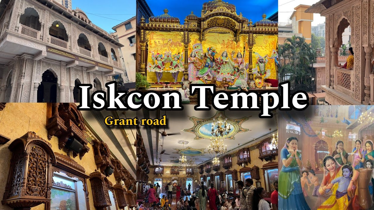 Iskcon Temple Girgaon Chowpatty | Iskcon Temple Mumbai | Mumbai Iskcon Temple| Iskcon Chowpatty live