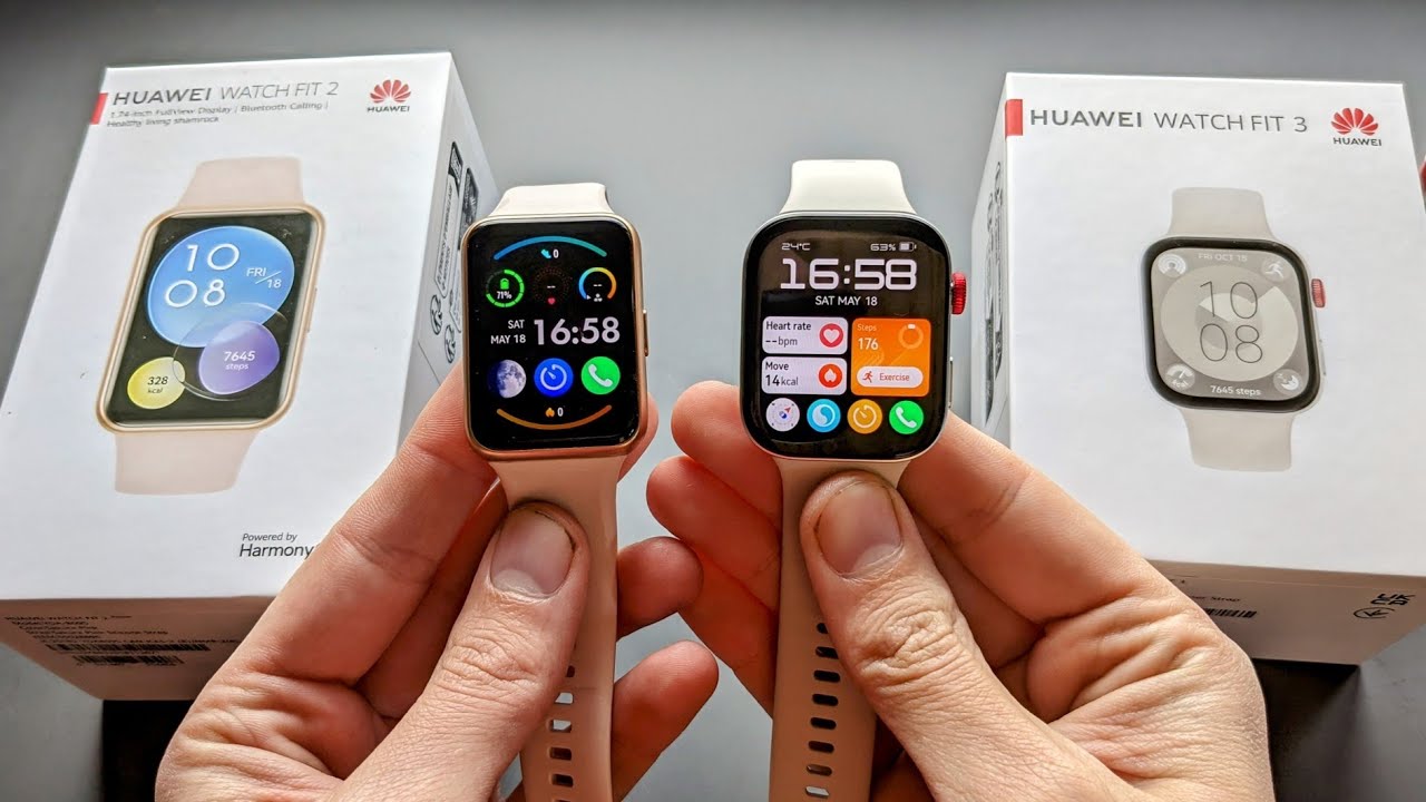 Huawei Watch Fit 3 против 2