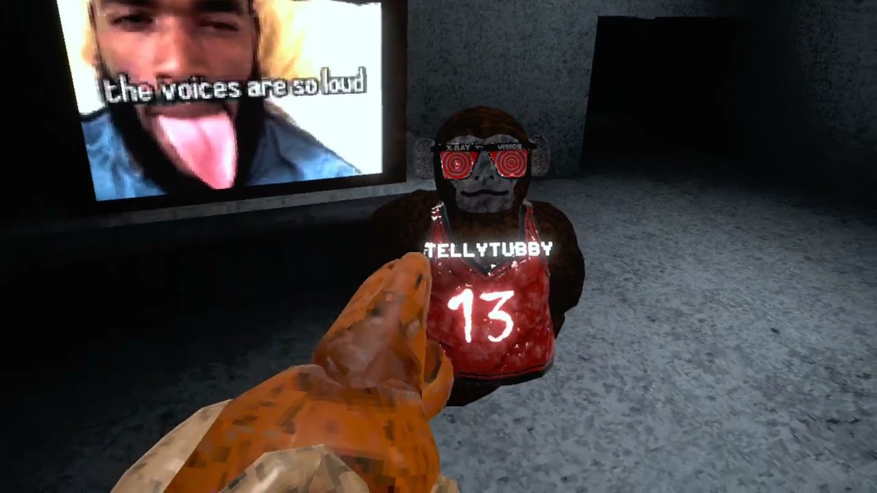 Scary baboon poolrooms