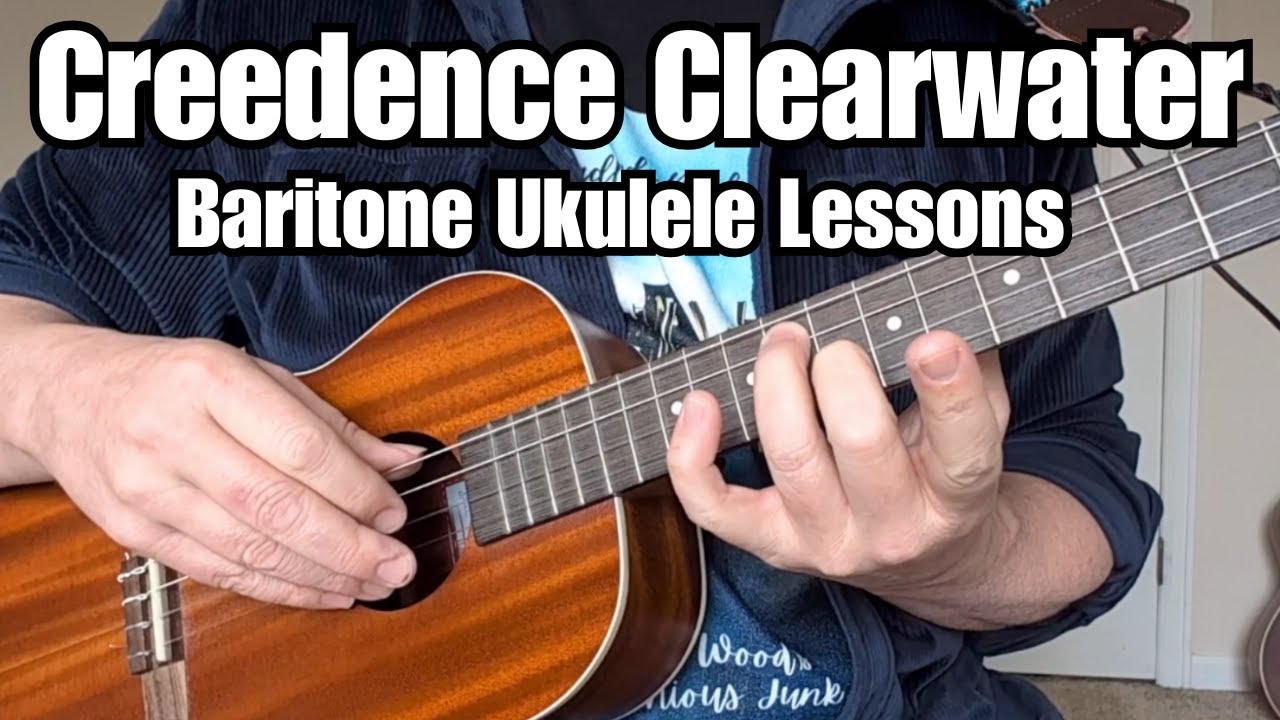 CREEDENCE CLEARWATER REVIVAL Baritone Uke Lesson (Bad Moon, Down On The Corner, Lodi, Fortunate Son)