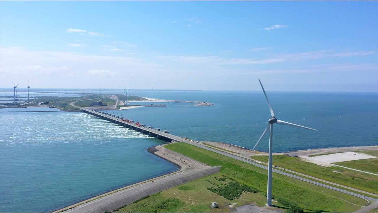 Oosterscheldekering in 4K | Drone video